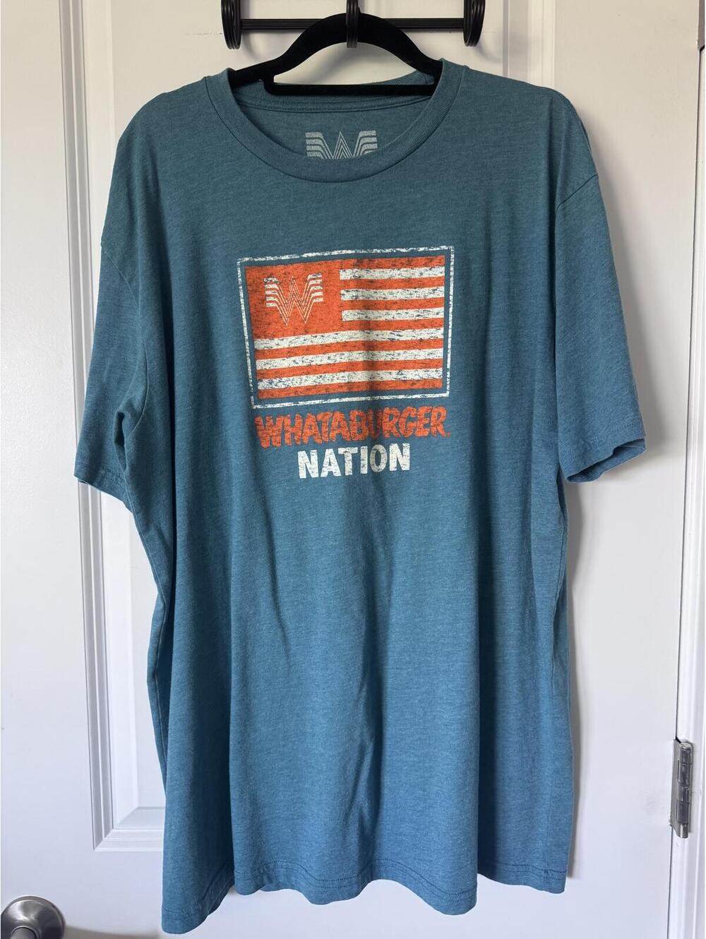 Whataburger Nation Graphic T-Shirt XL Blue
